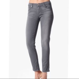 7 for all mankind gray ‘ The slim cigarette’ jeans